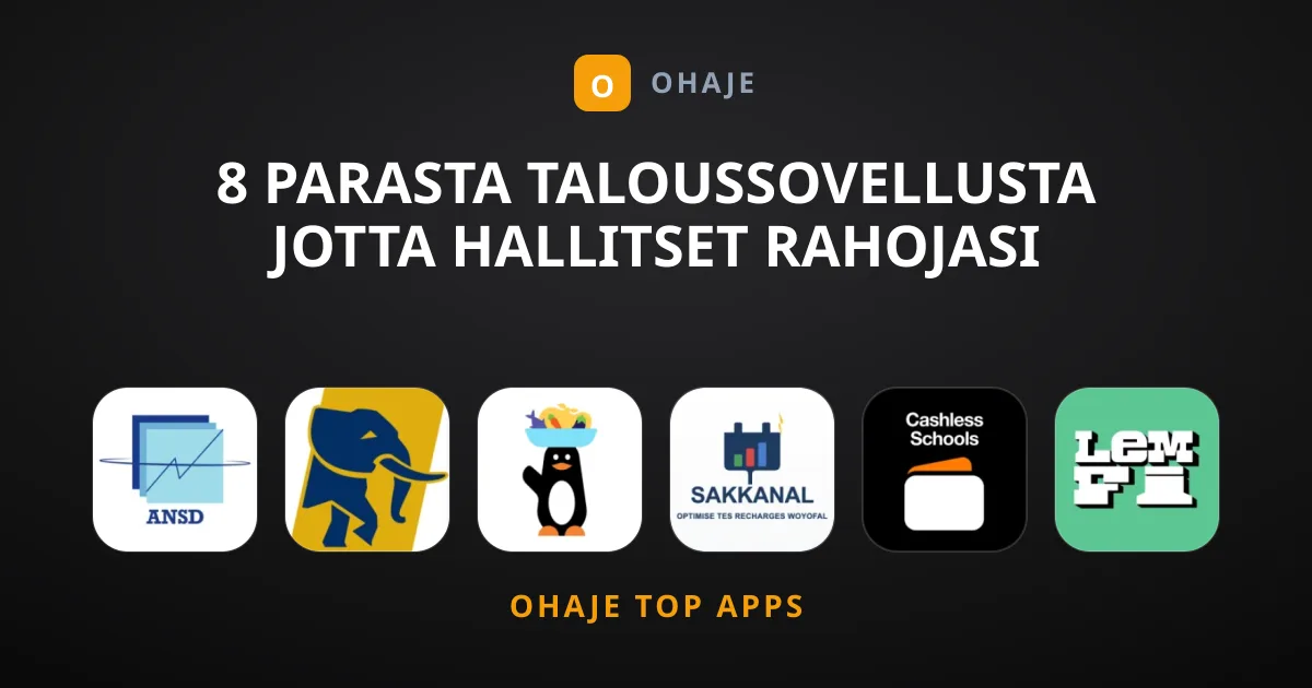 8 Parasta Taloussovellusta Jotta Hallitset Rahojasi